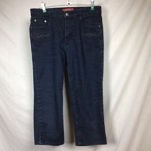 Cosjeans Womens Denim Blue Capris, Sz 6